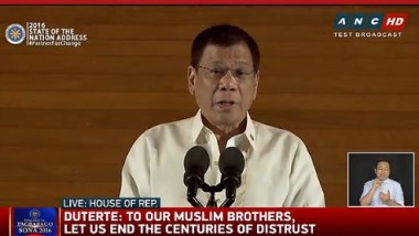 (SONA) Full Transcript of Pres Rodrigo Duterte State Of The Nation Address. #SONA2016