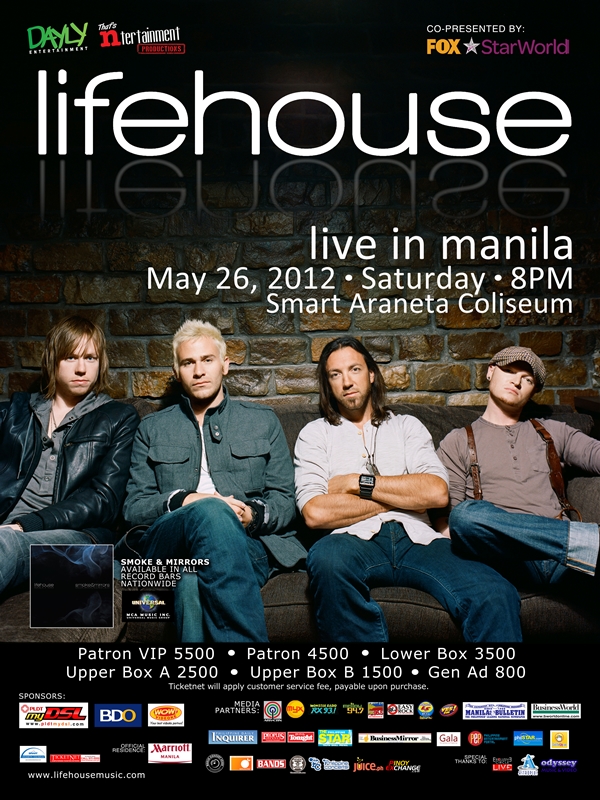 LIFEHOUSE LIVE IN MANILA