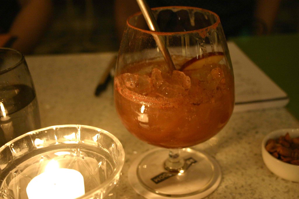 extensive selection of wines, beers and sangrias.