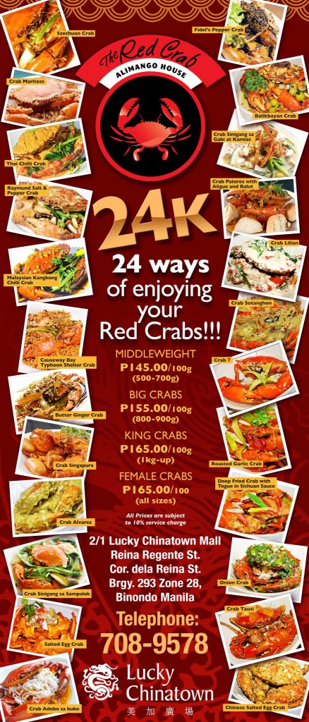 Discover 24 Ways to Eat Crab at Red Crab Alimango House