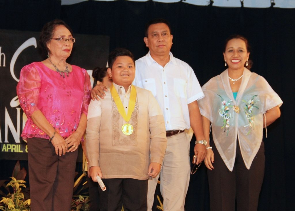 Marco Antonio Masa of the program Nathaniel was given the Natatanging BATA (Bibo, Aktibo, at Talentadong Anak) ng Sining award