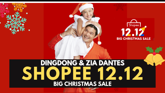 Dingdong and Zia Dantes Cheering For Shopee 12.12 Big Christmas Sale