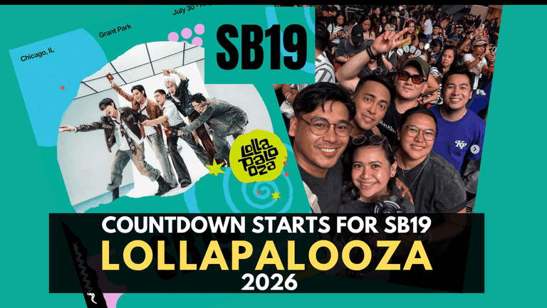 My Countdown to SB19 at Lollapalooza 2026