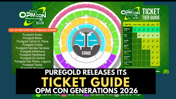 GUIDE: Your Grocery Receipt is a Ticket to Puregold’s OPM Con