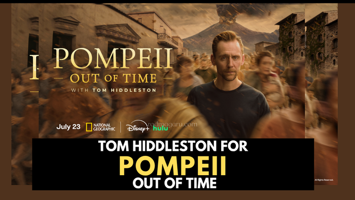 Tom Hiddleston in National Geographic’s New Disney+ Series Pompeii: Out of Time