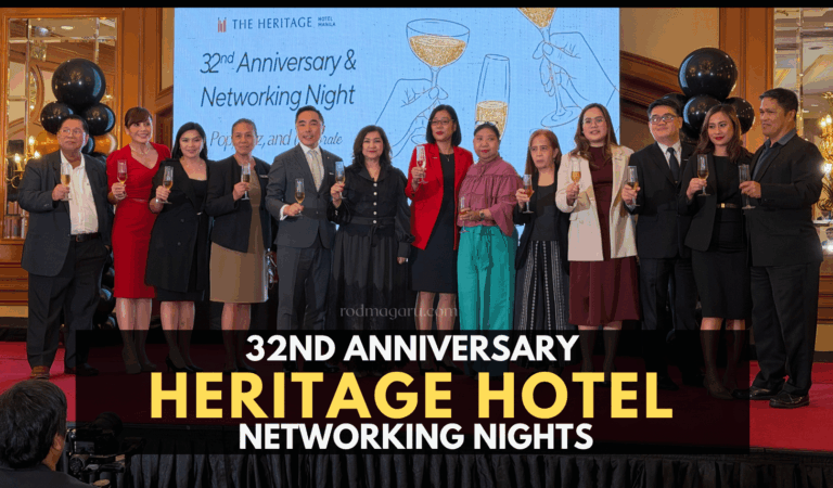 The Heritage Hotel Manila Celebrates 32 Years of Hospitality and Countless Memories