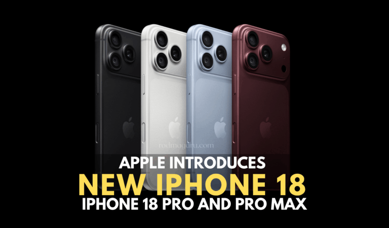 Here are the new iPhone 18 Pro and iPhone 18 Pro Max