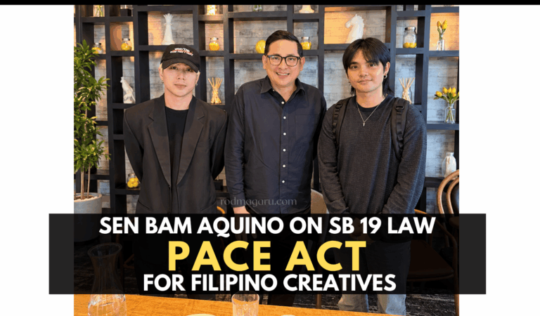SB 19 Law: What are the benefits of Bam Aquino’s PACE Act for Filipino creatives?